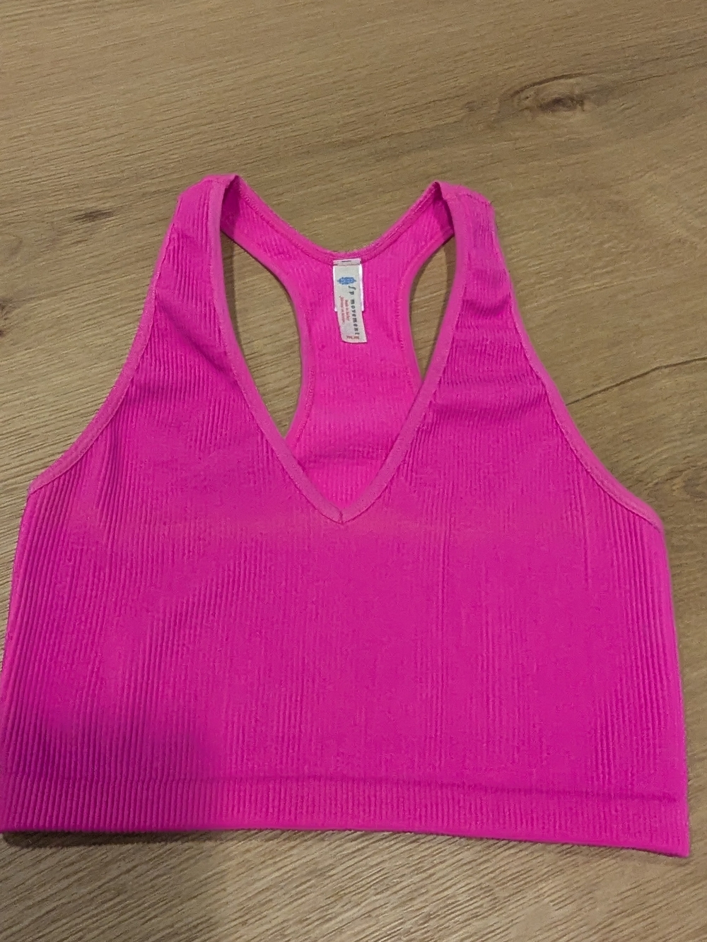 Free People Hot Pink Sports Bra Top